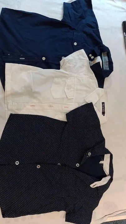 3 Camisas manga curta  menino 2 anos 