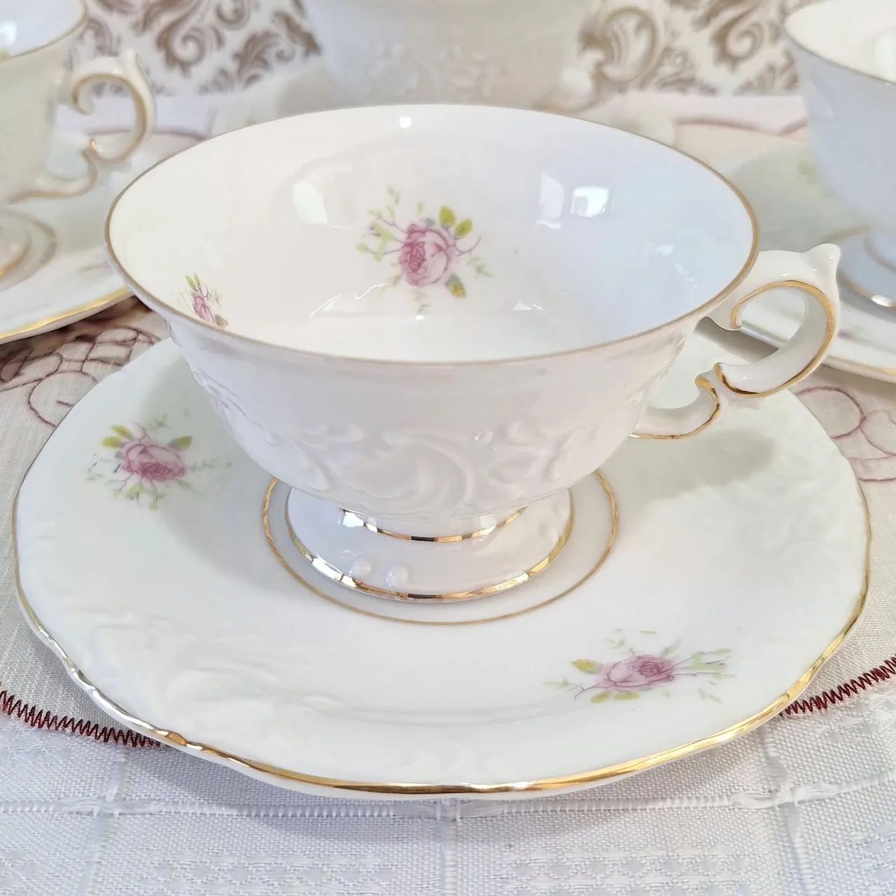 Xícaras para chá porcelana Mauá 