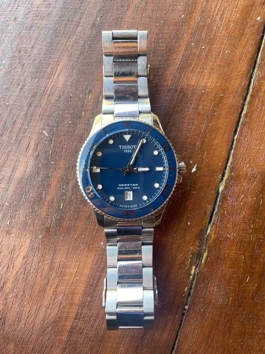 Tissot Seastar 40mm quartz original com caixa e certificado 