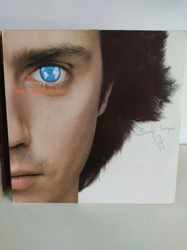 LP disco vinil Jean Michel Jarre - Magnetic Fields com encarte 1981
