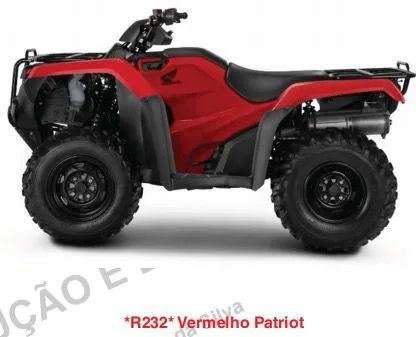 carenagem traseira trx 420/430/450 quadriciclo honda - Foto 3
