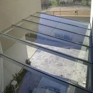 Cobertura de Vidro para Área Externa