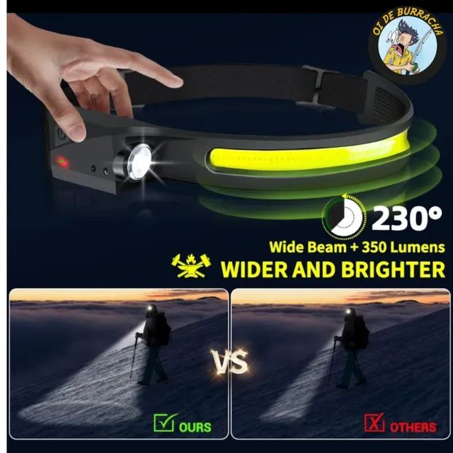 Lanterna de cabeça (LED) - Foto 4