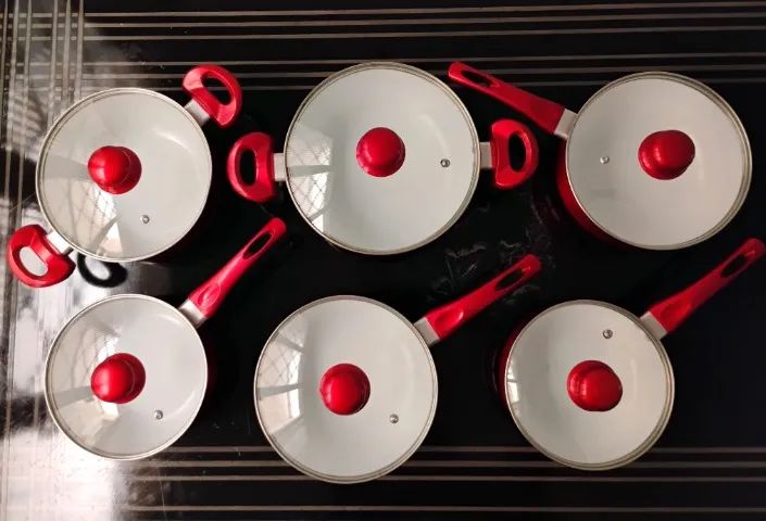 PROMOÇÃO DIA DAS MÃES!  KIT DE PANELAS CERÂMICA CASA DO CHEF IDEAL PARA FOGÃO DE INDUÇÃO - Foto 3