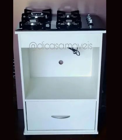 Balcão para Cooktop e Forno com gaveta