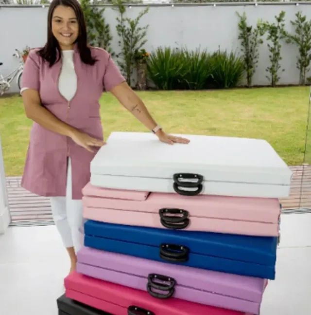 Maca Portátil Dobrável Santa Fé Preta