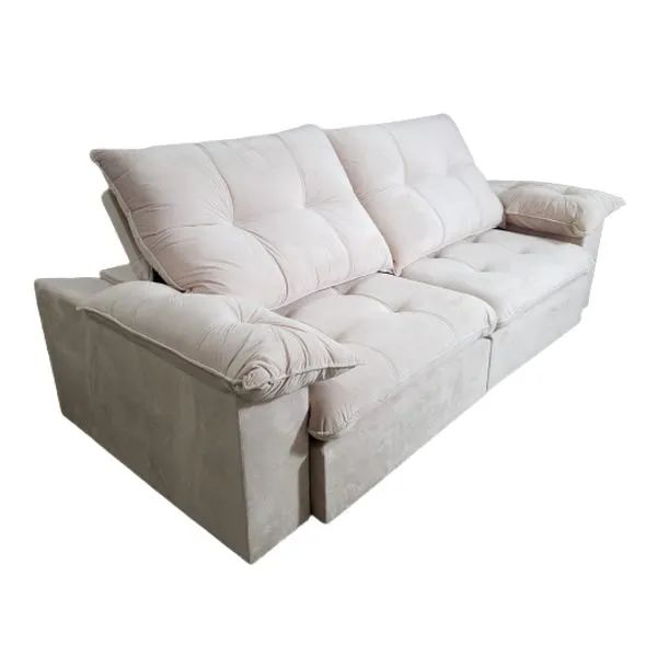 SOFÁ SUPER ELEGANTE COM MOLAS ENSACADAS CONFORTO E DURABILIDADE!! 727TT7 - Foto 2