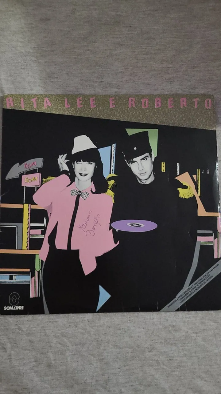 Disco vinil Rita Lee e Roberto - "Bombom"