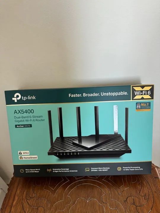 Roteador Wi-Fi 6 Gigabit AX5400 NOVO