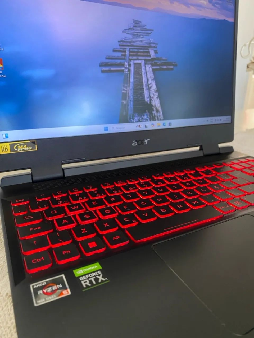 Acer Nitro 5, Ryzen 5!  RTX 3050! ACEITO TROCAS!  - Foto 5