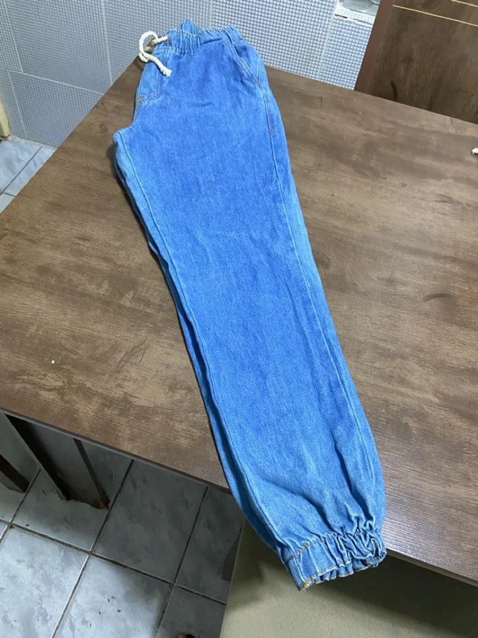 Calça Jeans Jogger Azul