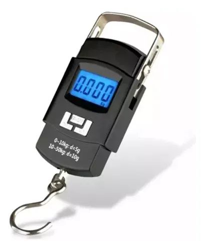 Balança Digital Mão Pesa Mala Bolsa Pesca Bagagem Até 50 Kg