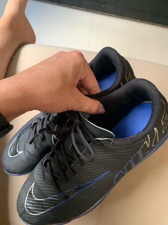 Chuteiras Nike Society Campo- Tamanho 41- Usadas - Foto 3