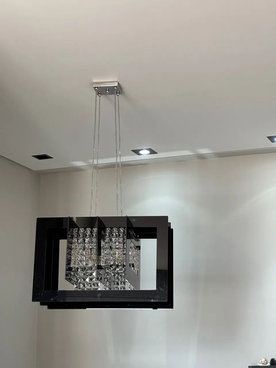 Lustre de cristal moderno e elegante - Foto 5