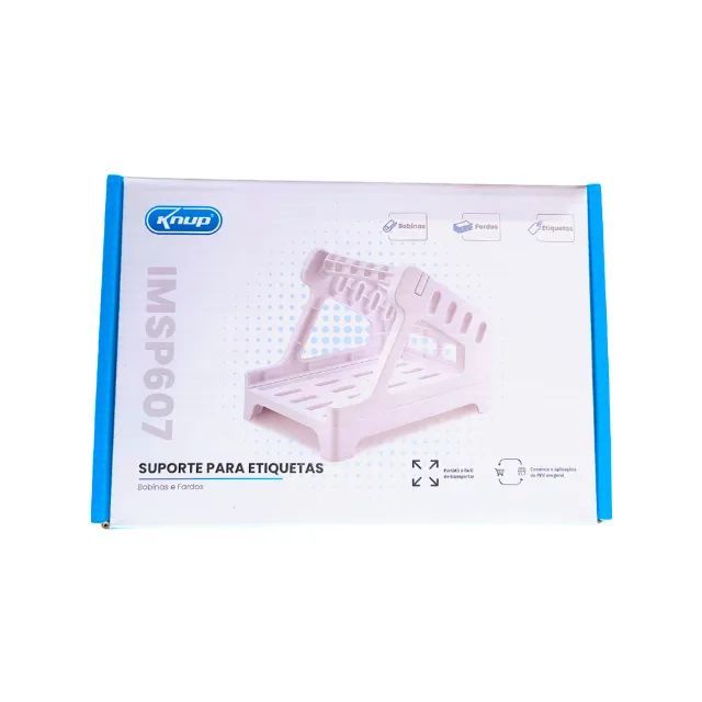 Suporte Etiquetas Térmicas Rolo Ou Fardo Resma Imsp607 knup e-commerce para bobinas fardos - Foto 5