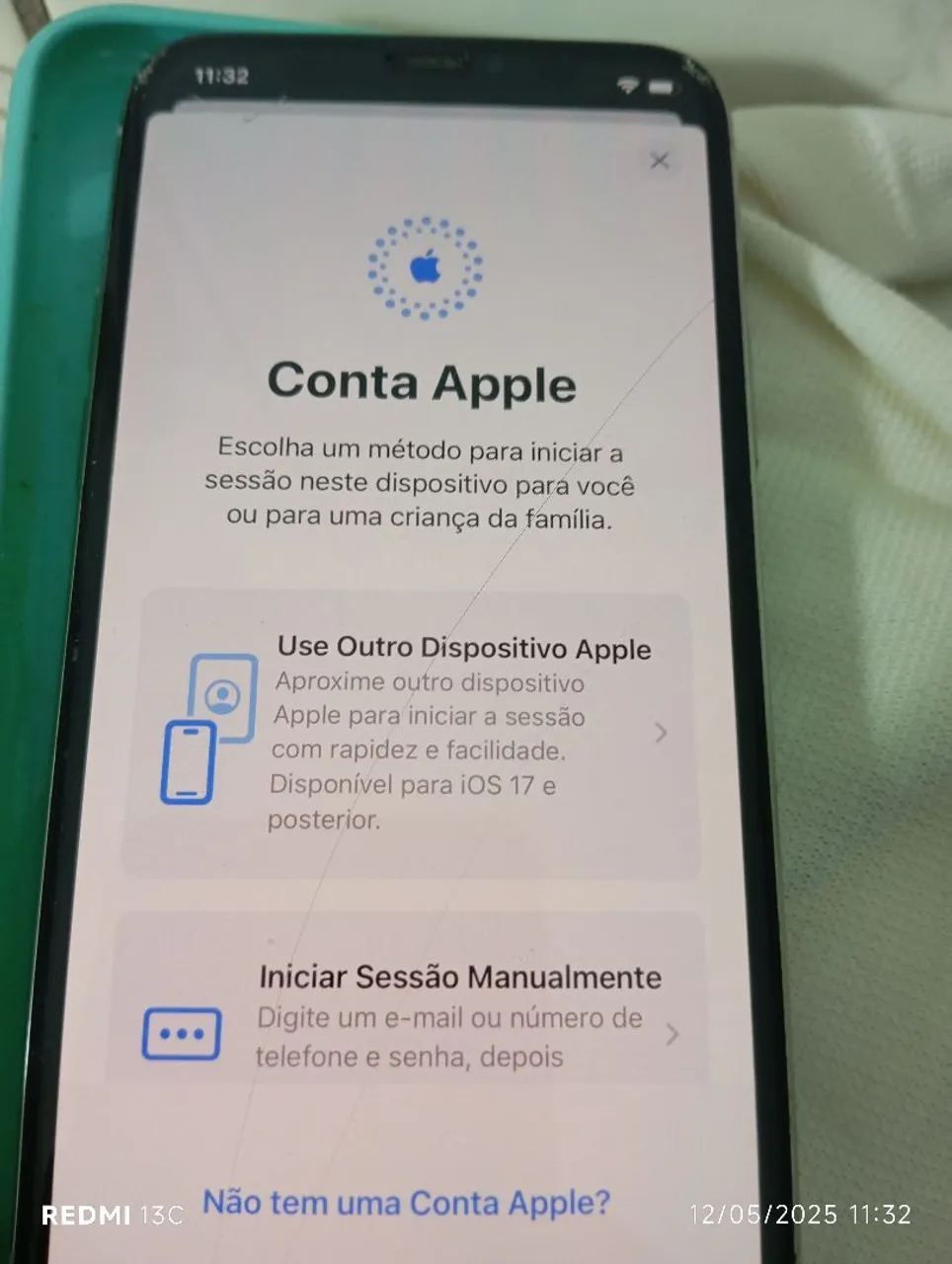 Conta Apple para iPhone tá tudo limpo
