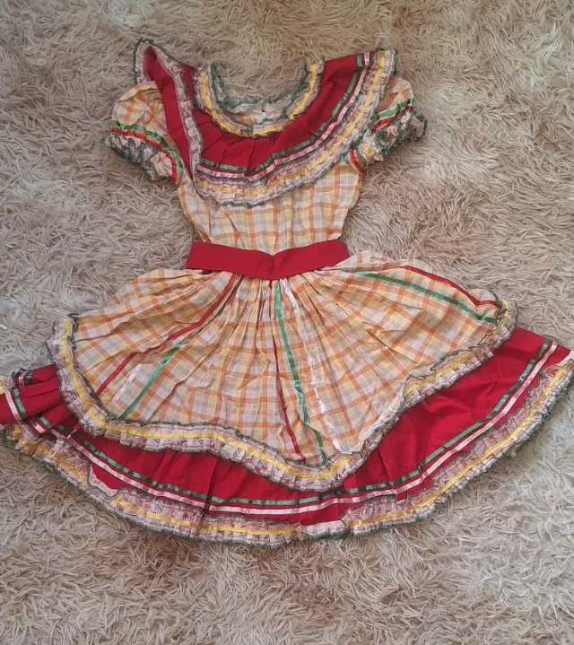 Vestido junino São João Luxo infantil