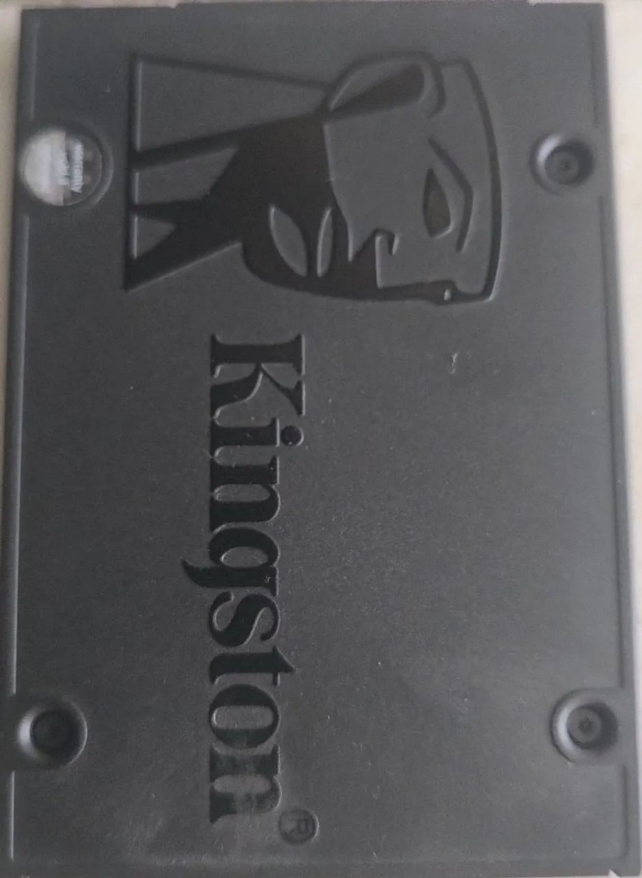 SSD Kingston A400 - 480GB - SATA III - Funcionando Perfeitamente 
