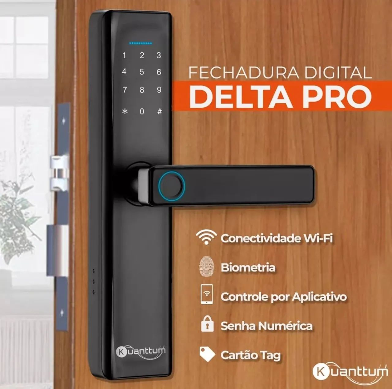Fechadura Digital Delta Pro - Segurança e Tecnologia para seu Lar