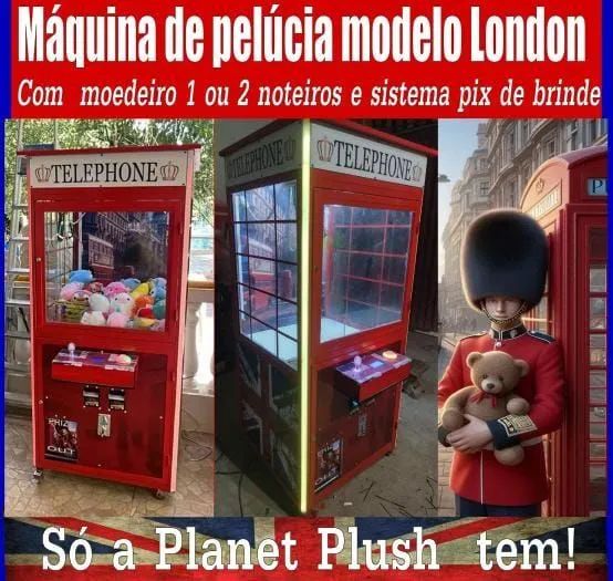 Máquina de pelúcias London 