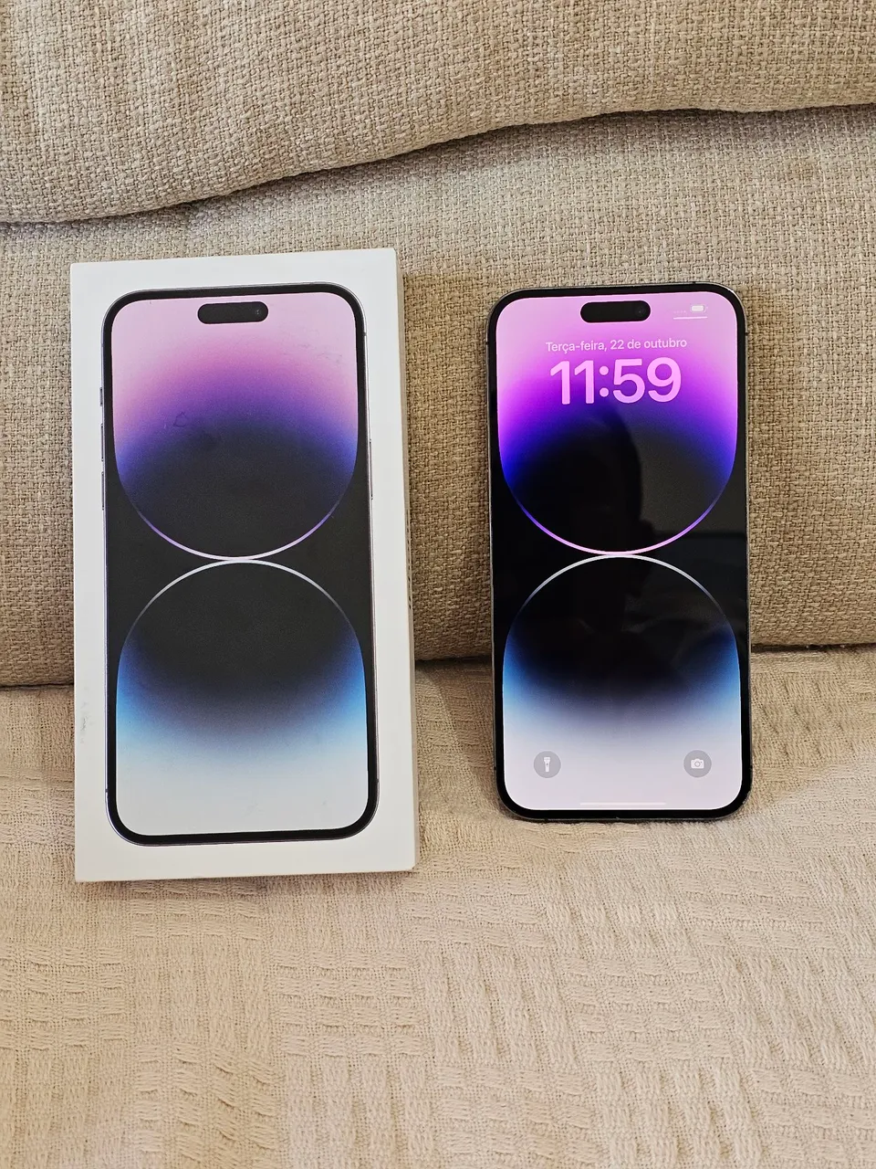 Iphone 14 Pro Max 256Gb (impecável, todo original de fábrica)