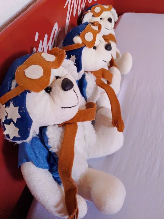 Trio de urso aviador  - Foto 3