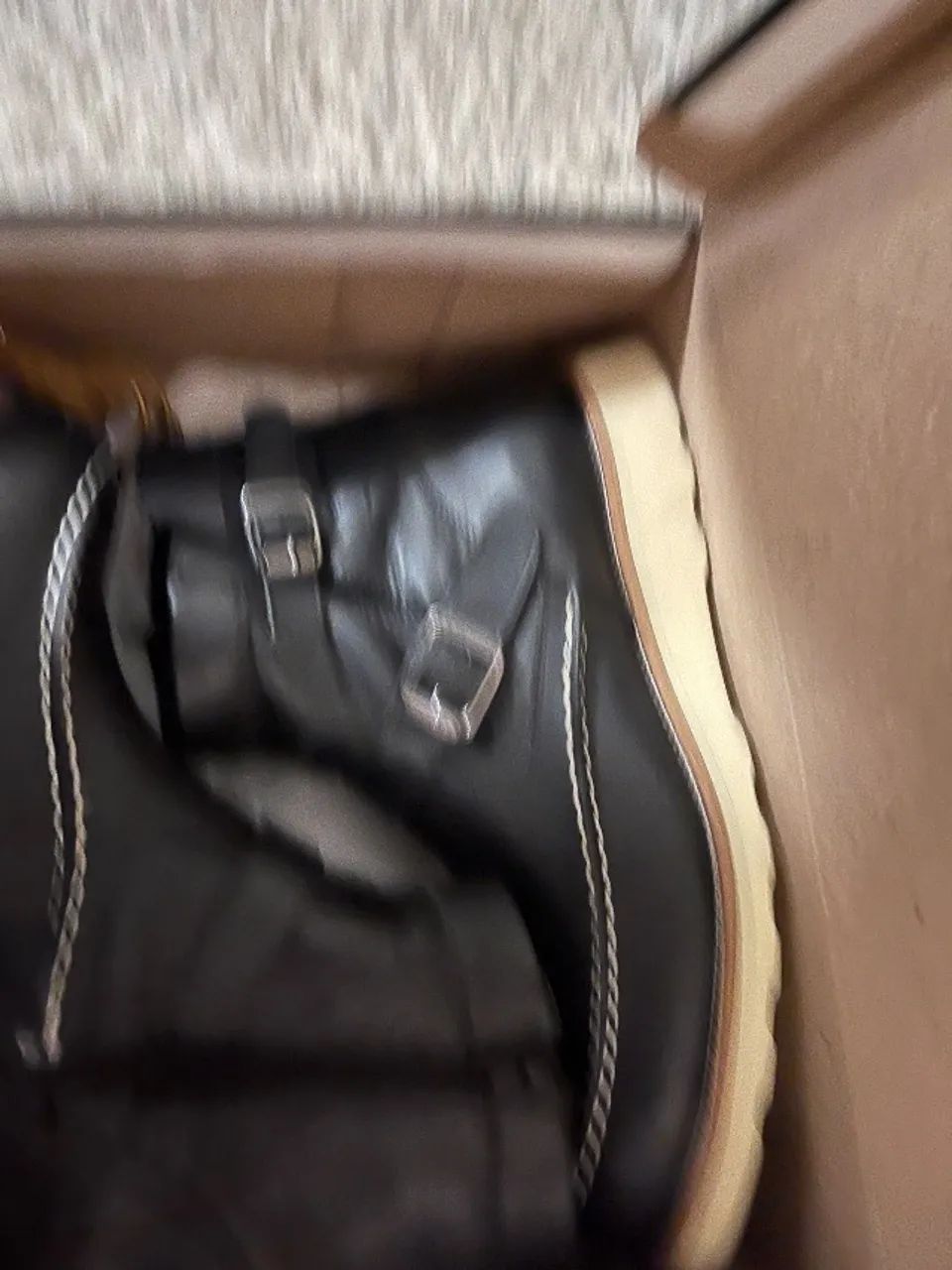 Bota Couro estilo Harley Davidson  - Foto 4