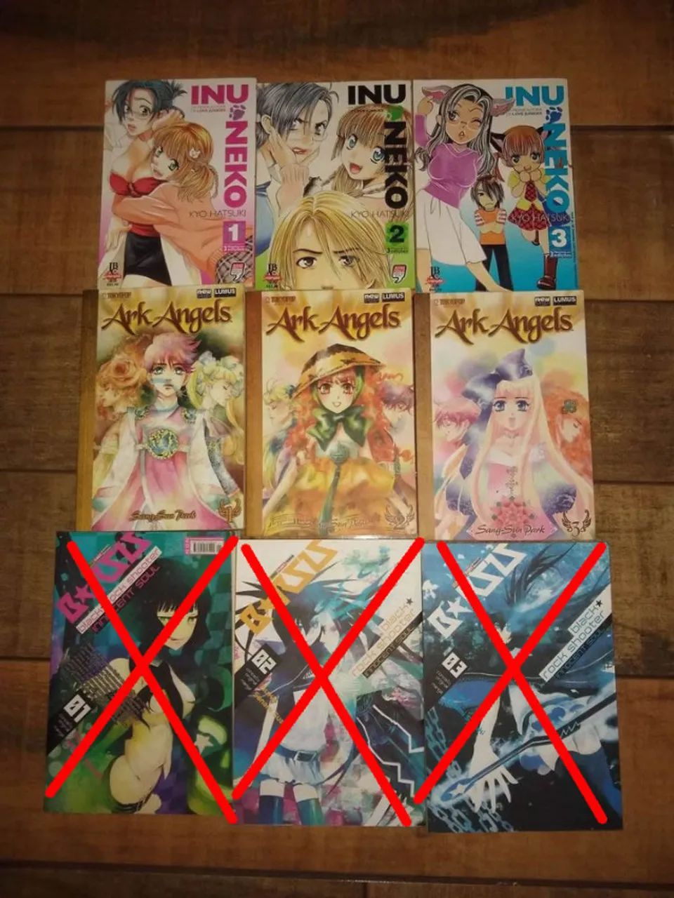 Packs Mangas diversos + brindes - Ark angels, Inu Neko, marmelade boy etc