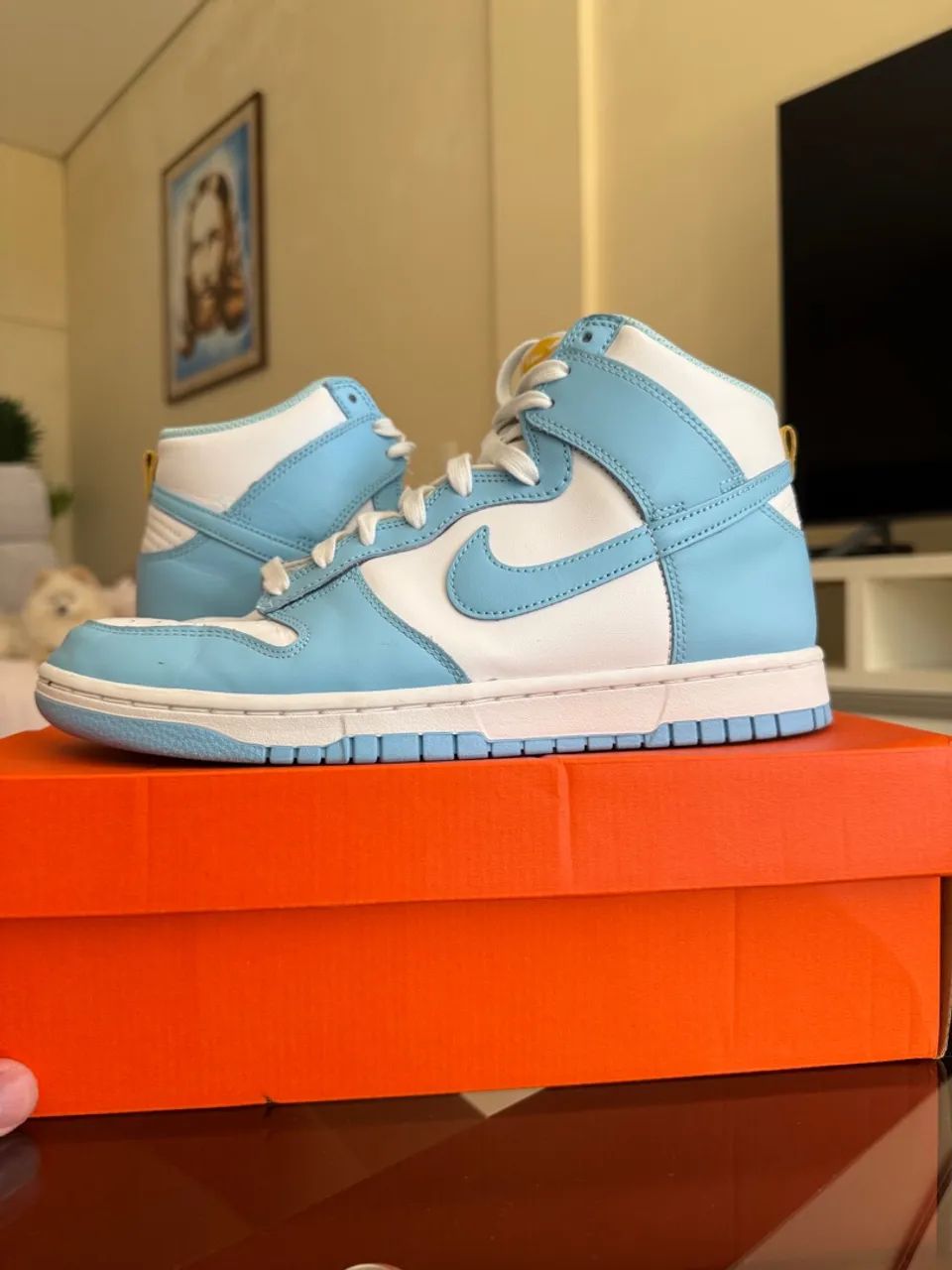 Vendo nike Dunk High Blue chil, tamanho 41, ORIGINAL com nota! Oportunidade. - Foto 3