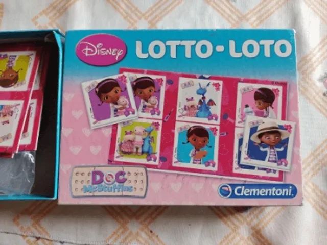 Lotto Loto Doutora Brinquedos Disney - Importado