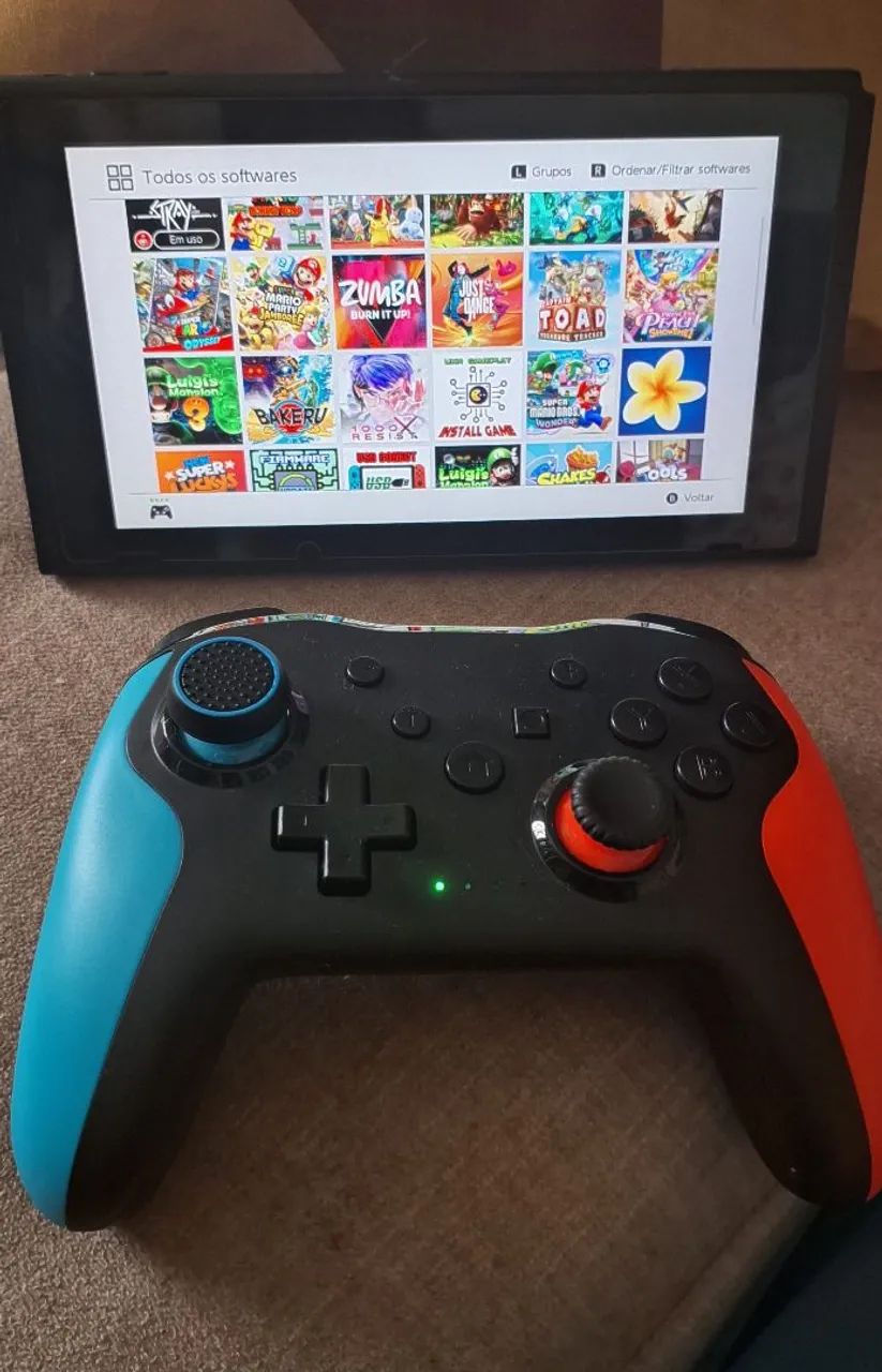 Nintendo Switch V2 desbloqueado - 500Gb - Consoles de Vídeo Game