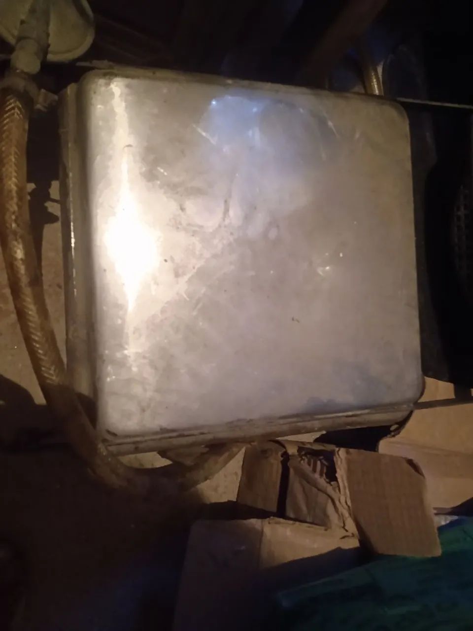 Chapa pra hambúrguer.