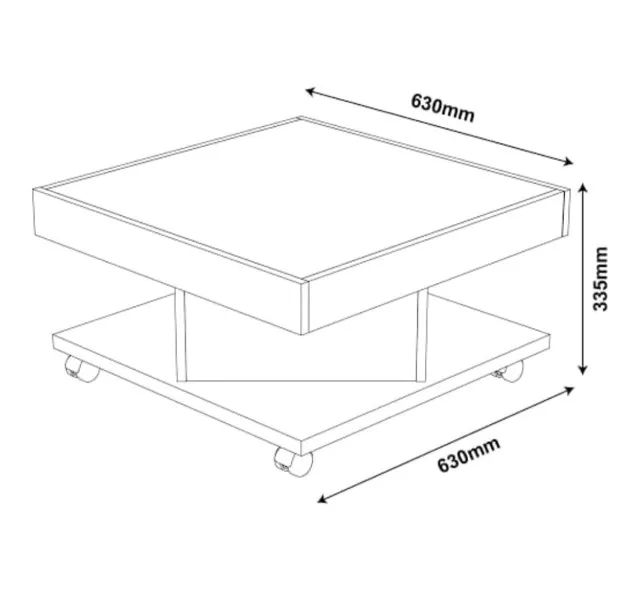 Promoção Mesa de Centro Marrom  - 07/06    - Foto 2