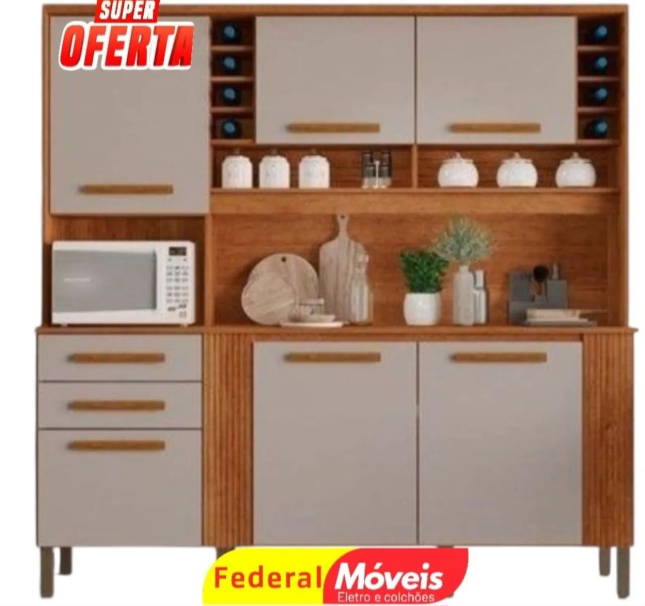 Armário para Cozinha 2,00cm - Novo, Prático e Elegante!