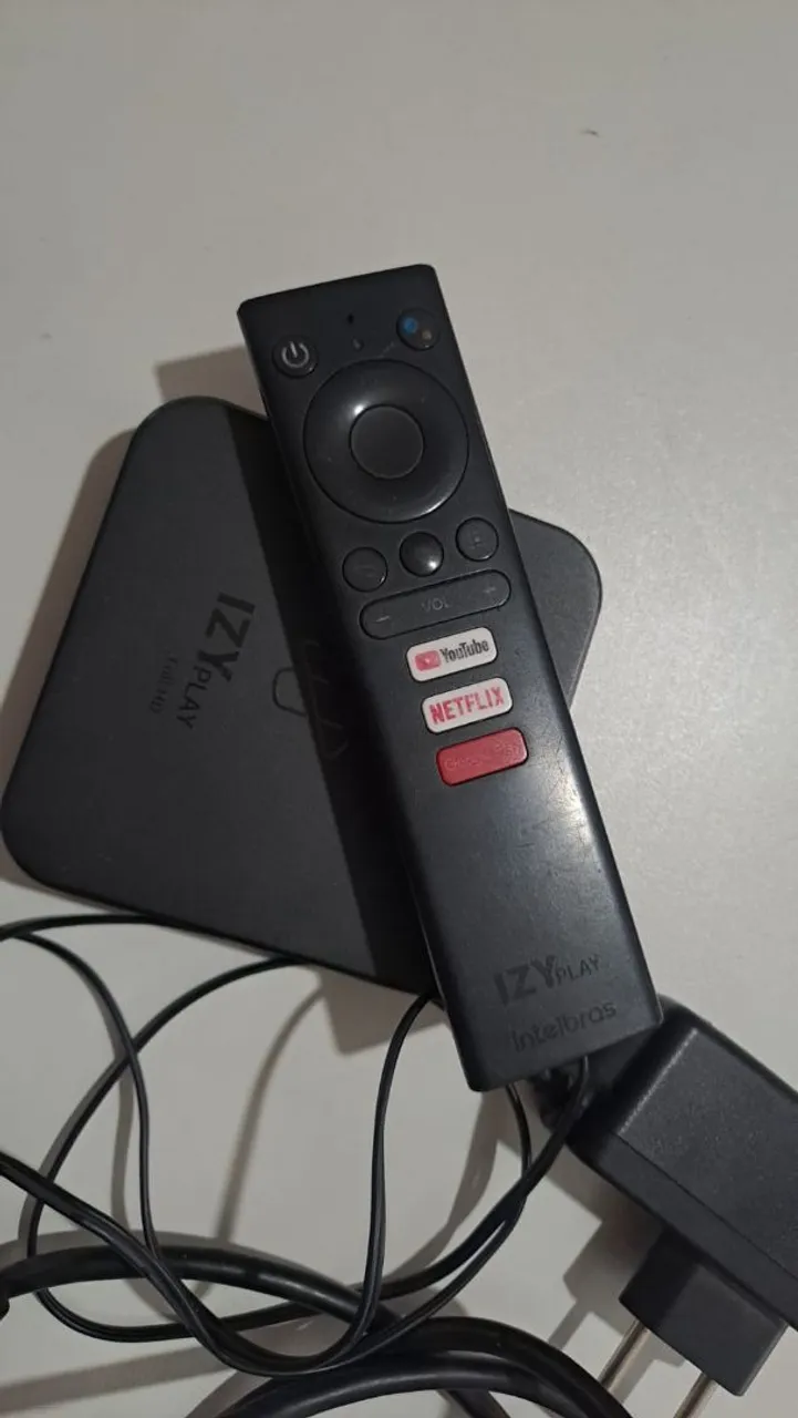 Conversor para TV smart com controle Remoto IZY Play Intelbras