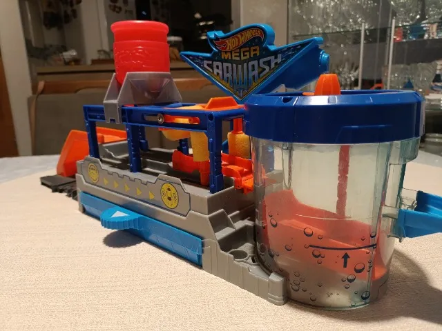 Pista Hotwheels - Mega Carwash