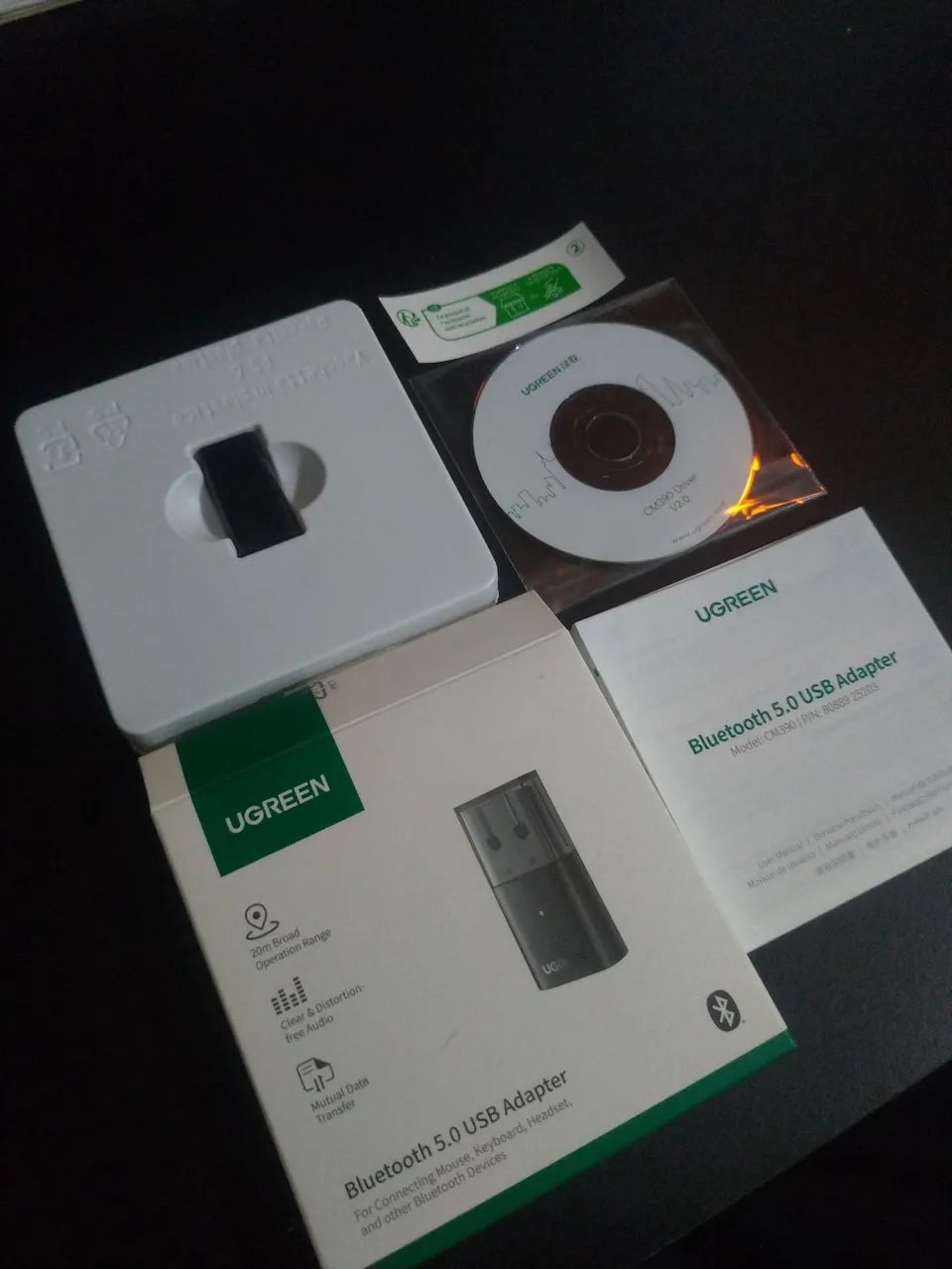 Adaptador usb bluetooth ugreen 5.065690767389313120