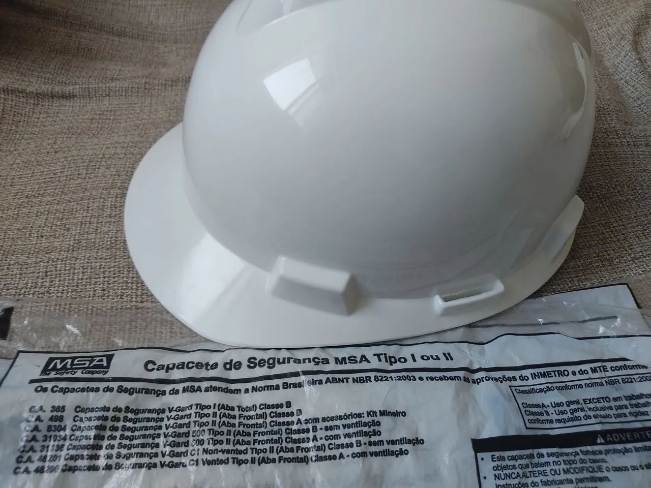 Capacete de Segurança com Abafador de Ruído MSA - Foto 5