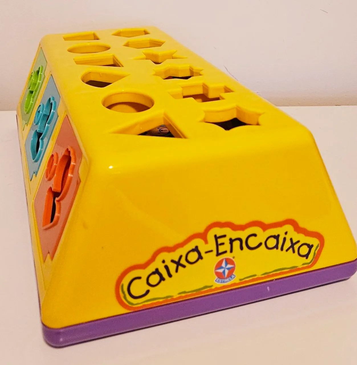 Caixa Encaixa Brinquedo Educativo Infantil Estrela