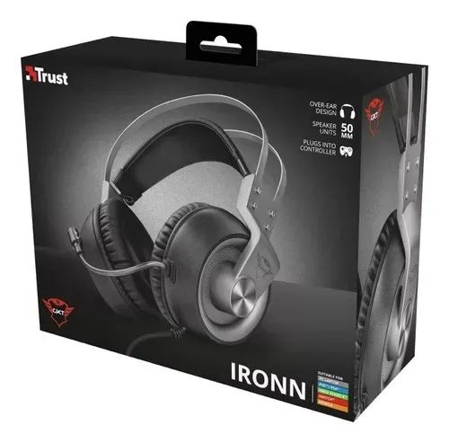 Headset Gamer Trust Gxt 430 Ironn Multi Driver 50mm Metal - Foto 6