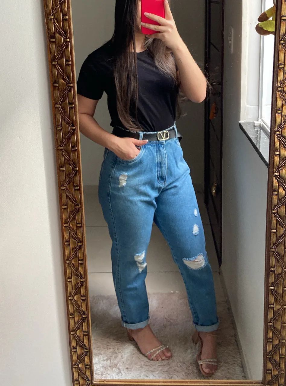 Calça mom jeans  - Foto 3