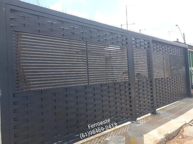 Serralheria - Portão 4.10x2.30 + 1mx2.30 - Foto 5