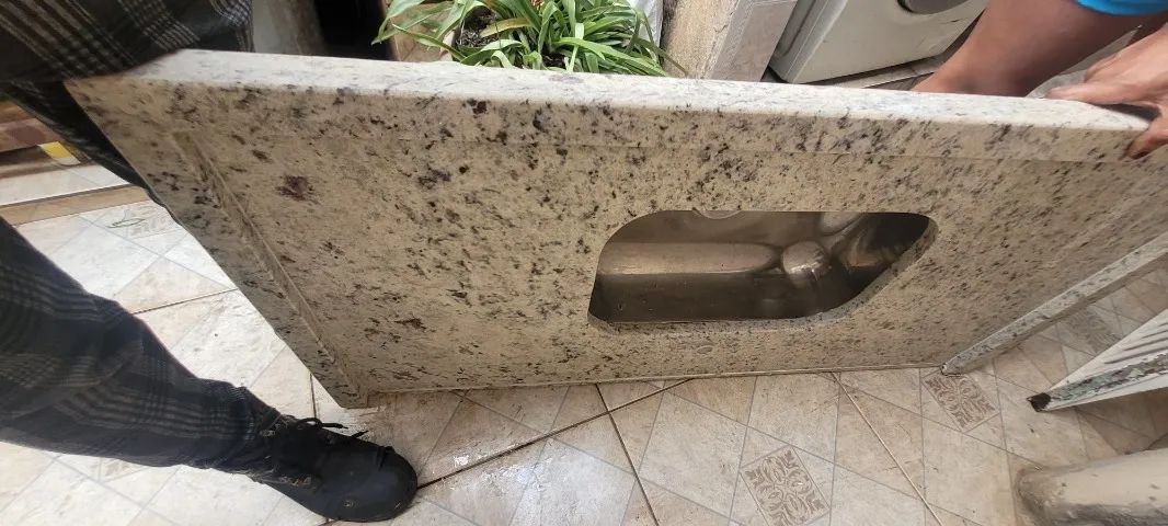 Pia de Cozinha de Marmore - Foto 3