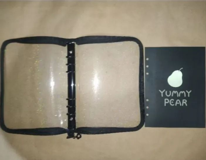 Binder A5 usado + folhas usadas fichário album para Photocard e Postcard