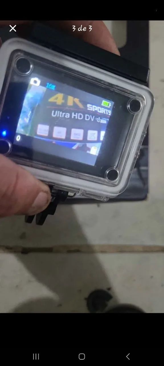 Câmera  4K completa nova  a prova d'água 