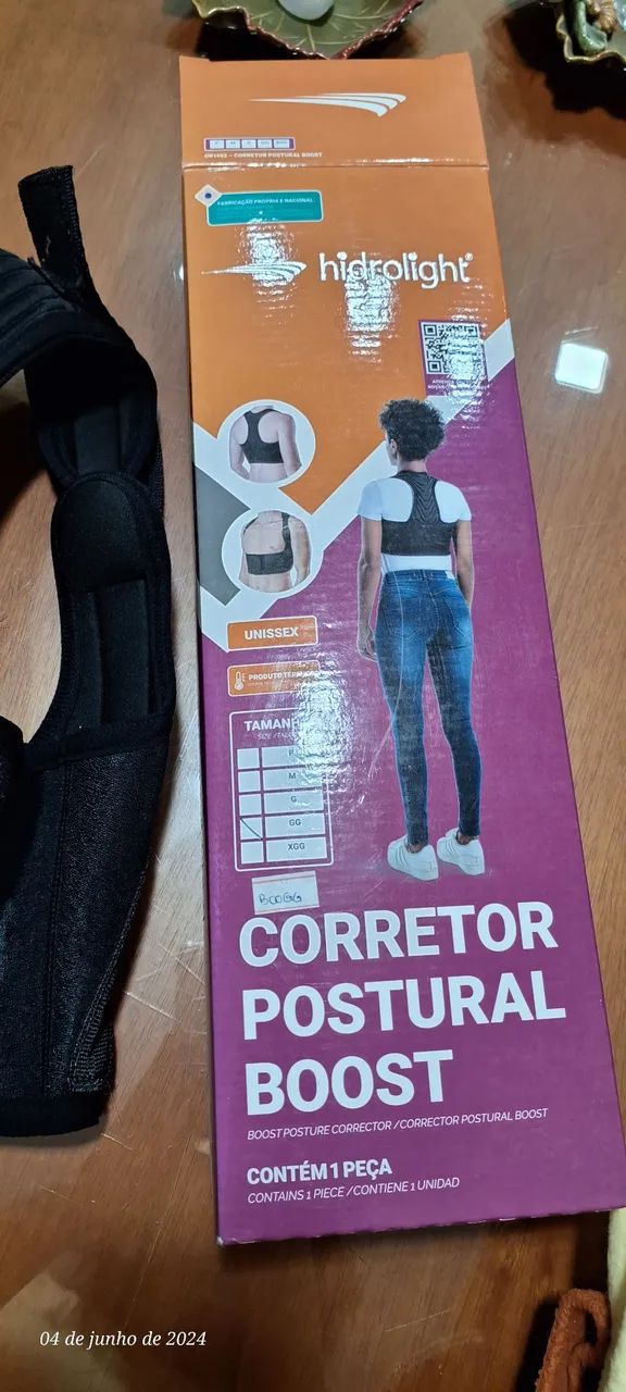 Corretor postural Hidrolight GG - novo - Foto 5