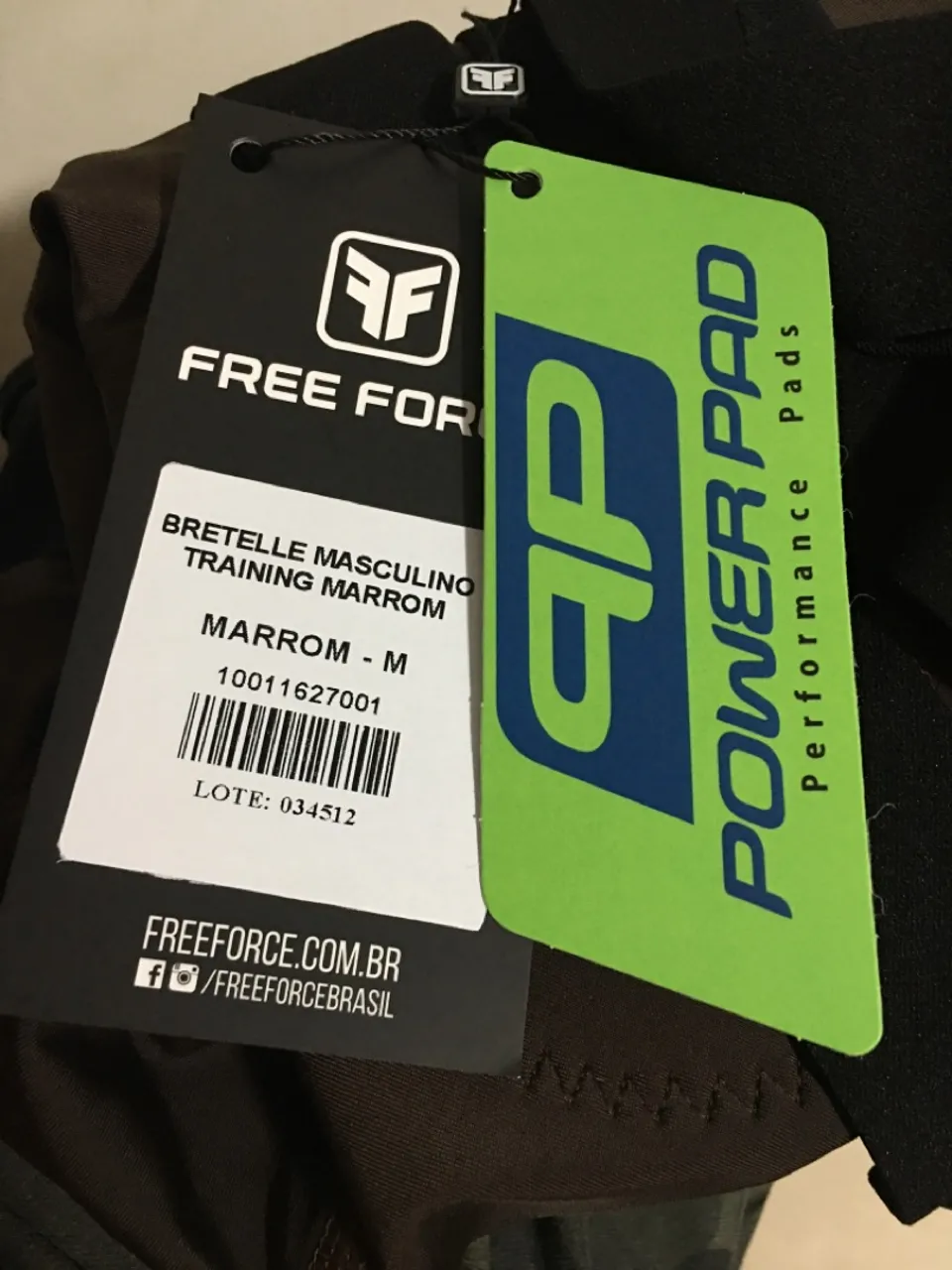 Bretelle Masculino Training Marrom Free Force - M