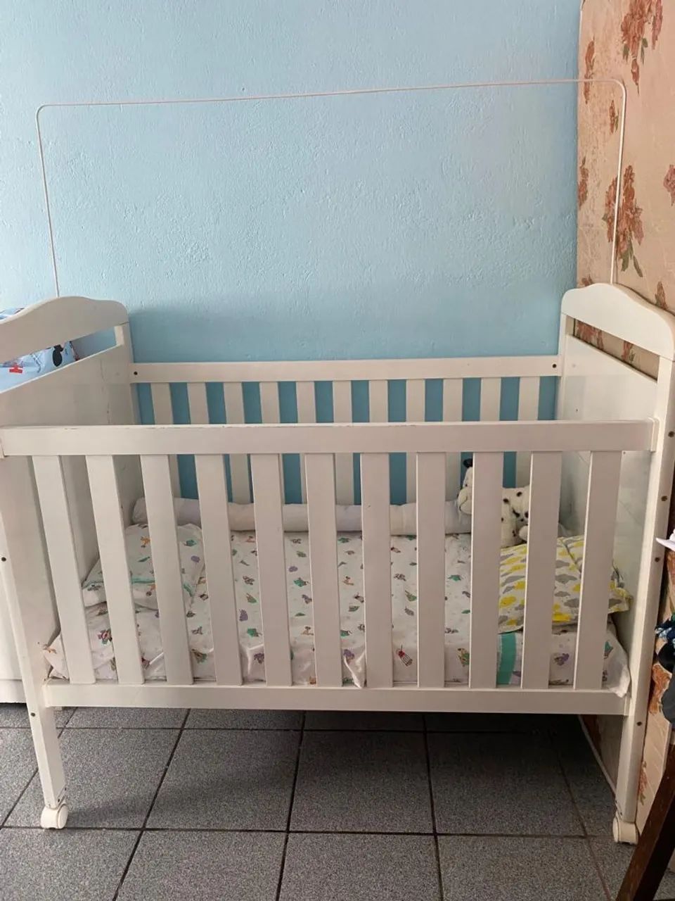 Berço Infantil Branco - Foto 4