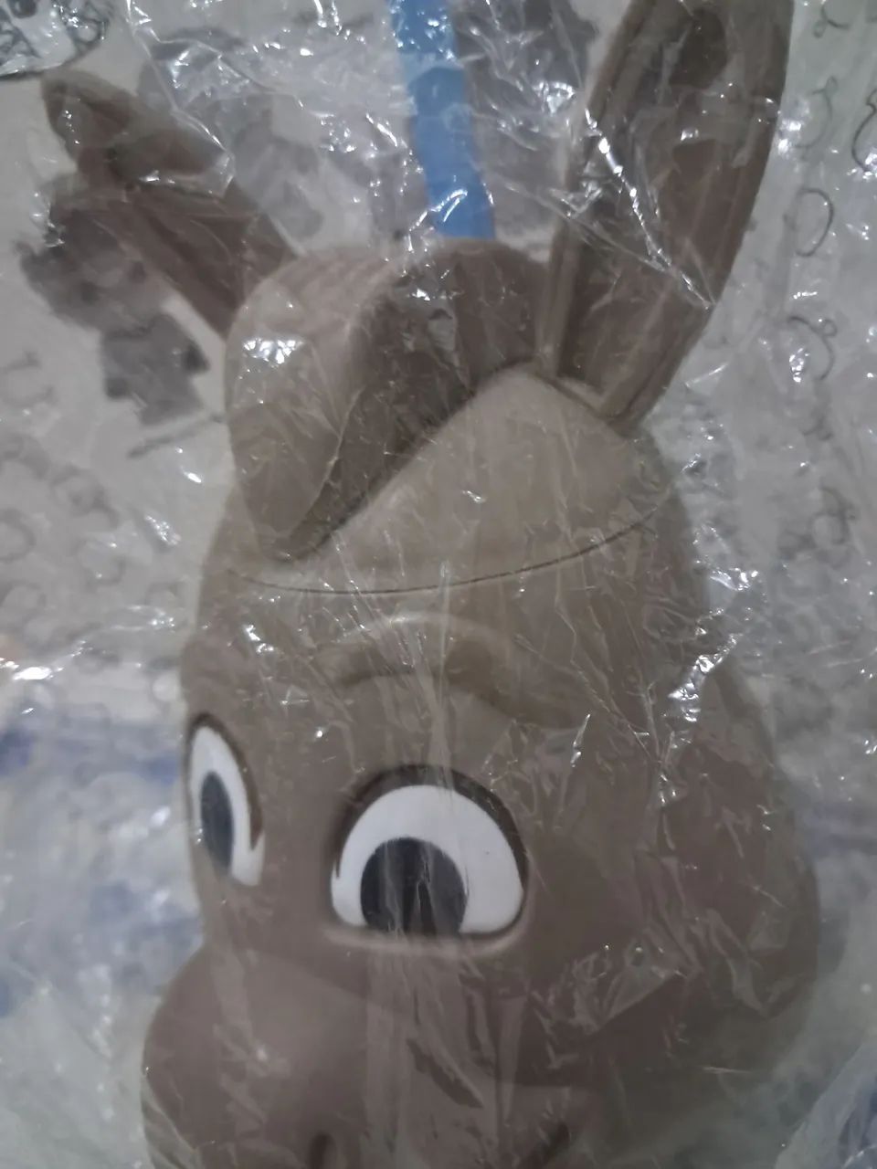 Copo com Canudo Burro Shrek Giraffas Novo Lacrado - Foto 3