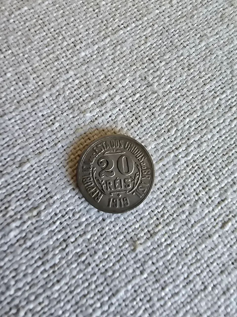 Moeda 20 reis 1919 